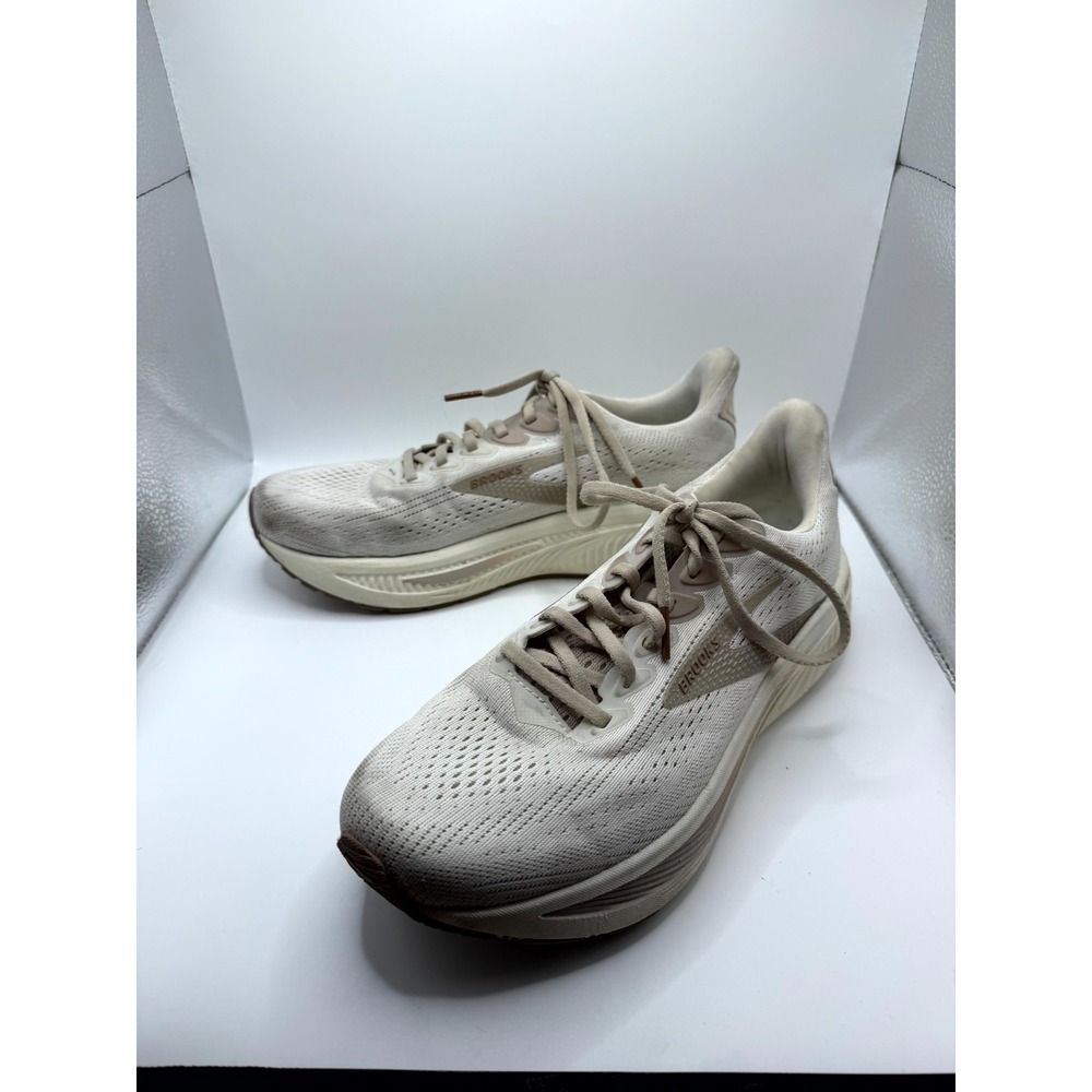Brooks Ghost 17 1204311B092 Womens 9.5 B Sneaker Gray Chateau Mesh Running Shoes